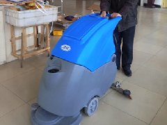 青岛市台东快餐厅采购艾隆手推式洗地机